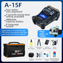 Load image into Gallery viewer, Fiber Optic Fusion Splicer Full set Hot Melt Machine Fully Automatic Fusion Splicer Fiber Optic Cable Trunk Wire Jumper A-87S