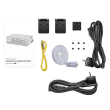 Load image into Gallery viewer, Enterprise Network 24 Port Fiber Switch SFP Gigabit PoE switch with 24*10/100/1000BASE-T RJ45 and 4*10G SFP+ Optical Fiber Ports