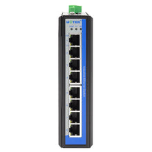 Load image into Gallery viewer, UOTEK 8 Port Unmanaged Gigabit POE Ethernet Switch Support 802.3af/at Din-rail Ethernet Switch UT-6408GC-POE VLAN Mode UT-6408GC-POE