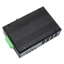 Load image into Gallery viewer, UOTEK 1000M Gigabit 10-Port Unmanaged Ethernet Switch Industrial DIN-rail Switch with Telecom Standards UT-60208F-8T-2GP-MNF