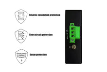 Load image into Gallery viewer, UOTEK Industrial Grade 100M 5 8 Ports Network Unmanaged Ethernet Switch Full Half Duplex DIN-rail -40℃ to 85℃ UT-60-DSA5T DSA8T