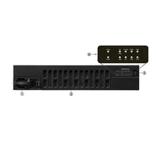 Load image into Gallery viewer, Cisco ISR4351/K9 (3GE,3NIM,2SM,4G FLASH,4G DRAM,IP Base) 200Mbps-400Mbps system throughput, 3WAN/LAN port 3SFP ports, multi-Core CPU