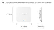 Load image into Gallery viewer, COMFAST AX3000 WiFi6 Ceiling AP Wireless Wall-mounted Router Extender Dual band High Speed Full Gigabit Ports 48V POE Wi-Fi Amplifier