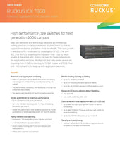 Load image into Gallery viewer, RUCKUS ICX 7850 Ethernet Switches High-End Enterprise-Class Stackable Core/Aggregation Switch With 100GbE, ICX7850-48F