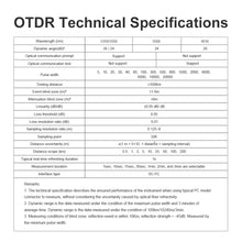 Load image into Gallery viewer, OTDR Tester RJ45 TDR Test Optical Fiber Network Cable Testing OTDR Auto tester event map OPM VFL TDR Cable Tester