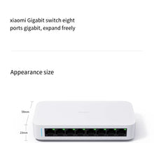 Load image into Gallery viewer, Xiaomi Mi 8Port RJ45 Gigabit Ethernet Switch 1000Mbps Mini Network Switch VLAN Ethernet Splitter LAN Mijia Router Hub