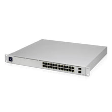 Load image into Gallery viewer, UBIQUITI USW-Pro-24-POE 24 Port PoE Layer 3 Switch Pro with 16 x GbE PoE+ Ports, 8x GbE Ports, PoE++ 400W, 2x10G SFP+ Ports, 88 Gbps Capacity