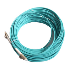 Load image into Gallery viewer, 10G OM3 Fiber Optic Patch Cord LC/UPC LC-LC Duplex Multi Mode Cable 1M 2M 3M 5M 10M 15M 20M 30M 50M 100M 3.0mm Jumper Cable