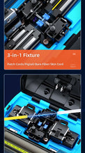 Load image into Gallery viewer, Fiber Optic Fusion Splicer Full set Hot Melt Machine Fully Automatic Fusion Splicer Fiber Optic Cable Trunk Wire Jumper A-87S