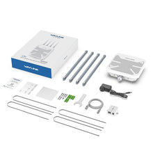 Load image into Gallery viewer, WavLink AC600 Router Outdoor Wifi Antenna Mesh, 4 Band Weatherproof Long Range Router Mesh long range ac600 external Wifi router