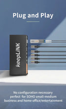 Load image into Gallery viewer, KeepLiNK 5-Port Multi-Gigabit 2.5Gbps Unmanaged Plug and Play Network Ethernet 2.5G Switch CE,FCC,RoHS Certified KP-9000-6XH-X