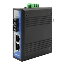 Load image into Gallery viewer, UOTEK 10/100M 2 Ethernet Ports 1 Optic Fiber Port Switch Industrial Grade HIgh Quality Fiber Optic Transceiver IP40 DC12/24/48V UT-2602