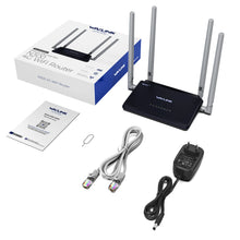 Load image into Gallery viewer, WavLink LTE Wireless Router High-Speed Mobile Router 300Mbps WiFi Router with SIM Card Slot 4x5dBi High Gain Antennas