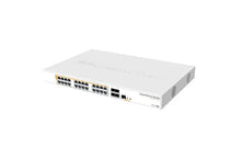 Load image into Gallery viewer, MikroTik CRS328-24P-4S+RM 24Port Gigabit Ethernet router/switch 4*10Gbps SFP+ ports, 1U rackmount case, Dual Boot, PoE output, 500W