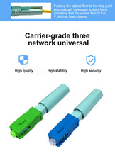 Load image into Gallery viewer, ONTi New SC APC SM Single-Mode Fiber Optical Connector FTTH Tool Cold Connector Tool SC UPC Fiber Optic Fast Connector