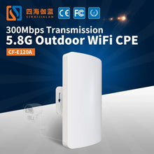 Load image into Gallery viewer, COMFAST 300Mbs CF-E120AV3 Mini Wireless Bridge Outdoor CPE Router Repeater AP for IP Camera Project 1-3KM