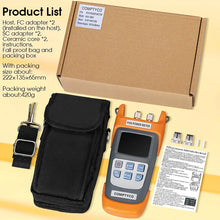 Load image into Gallery viewer, COMPTYCO AUA-330A/U Handheld Fiber Optical PON Power Meter FTTX/ONT/OLT 1310/1490/1550nm APC/UPC Optical Communication instrument