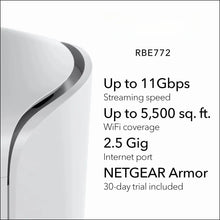 Load image into Gallery viewer, Orbi 770 Series Tri-Band WiFi 7 Mesh Network System (RBE772) - Router + 1 Satellite Extender, Security Features
