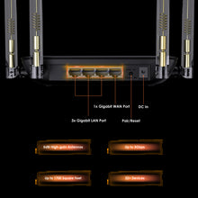 Load image into Gallery viewer, WAVLINK AC1200 Wireless Dual Band Router 2.4GHz 5GHz Full Gigabit WiFi Router For Home&Gaming 10/100/1000Mbps WAN/LAN Port IPV6