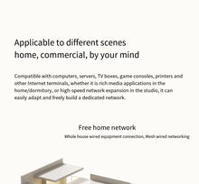 Load image into Gallery viewer, Xiaomi Mi 8Port RJ45 Gigabit Ethernet Switch 1000Mbps Mini Network Switch VLAN Ethernet Splitter LAN Mijia Router Hub