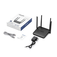 Load image into Gallery viewer, Wavlink AC1200 Wireless Dual Band Router(2.4G + 5G) Gigabit WiFi Router for Home & Gaming Supports MU-MIMO Beamforming IPV6
