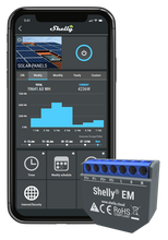Load image into Gallery viewer, Shelly EM (Electricity Monitor) + 50A Clamp + 120A Clamp, can connect directly to any Wi-Fi network, no HUB required or can operate as an Access Point