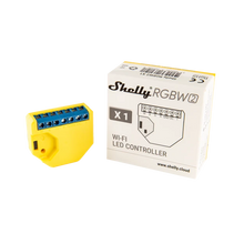 Load image into Gallery viewer, Shelly RGB Wi-Fi Controller For Led Strip (Led Strip Excluded), Connects like any LED controller, Supports any 12v or 24v White, RGB, RGBW led strips
