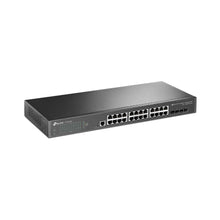 Load image into Gallery viewer, TP-Link Jetstream 24-Port Gbit L2+ Managed Switch With 4× 10 GbE SFP+ Slots for High-Bandwidth Connectivity, 10G Lightning-Fast Uplink Connection