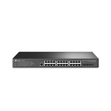 Load image into Gallery viewer, TP-Link Jetstream 24-Port Gbit L2+ Managed Switch With 4× 10 GbE SFP+ Slots for High-Bandwidth Connectivity, 10G Lightning-Fast Uplink Connection