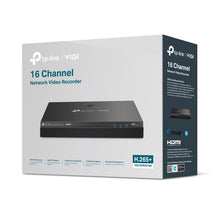 Load image into Gallery viewer, TP-Link VIGI 16 Channel PoE+ Network Video Recorder, 4K HDMI Video Output & 16MP Decoding Capacity, H.265+, ONVIF, 2 HDD 10TB each, 1eSATA, 90W PoE