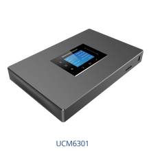Load image into Gallery viewer, Grandstream GS-UCM6301 VoIP PBX, featuring 1x FXS, 1x FXO, 75 Simultaneous Calls, 500 SIP clients, LCD Display, OPUS Supported