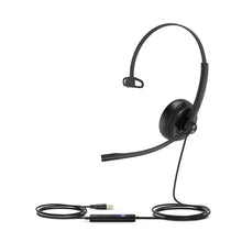 Load image into Gallery viewer, Yealink UH34 Single Earpiece USB Headset with Leatherette Ear Cushions - Enjoy Comfort and Quality Audio for Professional Calls and Music Listening