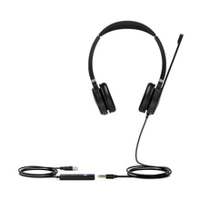 Load image into Gallery viewer, Yealink UH36 Dual Headset With USB-C Connection, Easily connect to PC or Smartphone, In line call/volume controls, Dual earpiece, Soft ear cushions