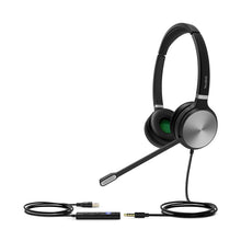 Load image into Gallery viewer, Yealink UH36 Dual Headset With USB-C Connection, Easily connect to PC or Smartphone, In line call/volume controls, Dual earpiece, Soft ear cushions