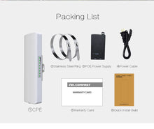 Load image into Gallery viewer, Long Range Outdoor WiFi Router 300Mbps 2.4Ghz Wireless AP Bridge Amplifer Antenna Repeater Nanostation