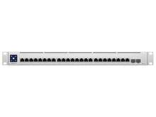 Load image into Gallery viewer, Ubiquiti UniFi Enterprise Switch 24 Port 10Gbps 2 SFP28, with 24x10Gbps Ports 2x25Gbps SFP28 ports, 1.3" LCM touchscreen with AR | USW-EnterpriseXG-24