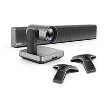 Load image into Gallery viewer, Yealink UVC84 B-YO-D-210 Video Conferencing System for Large MeetingRooms, Includes VCM34 & MSpeaker, camera control plug-in software with 2×VCM34 Mic