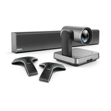 Load image into Gallery viewer, Yealink UVC84 B-YO-D-210 Video Conferencing System for Large MeetingRooms, Includes VCM34 & MSpeaker, camera control plug-in software with 2×VCM34 Mic