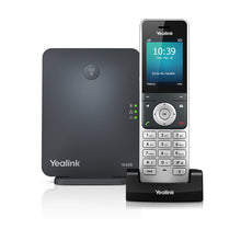Load image into Gallery viewer, Yealink W60P DECT handset + Base, Includes W60B Base and W56H Handset, 2.4" 240x320 Pixel Back Light Colour LCD Display, 1 x Ethernet Ports 10/100 PoE
