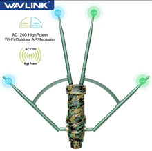 Load image into Gallery viewer, WavLink AC1200 Dual Dand 2.4G&5Ghz High Power IP67 Weatherproof Long Range Outdoor WiFi Extender/AP/Mesh Wireless Router