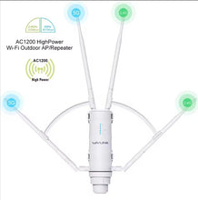 Load image into Gallery viewer, WavLink AC1200 Dual Dand 2.4G&5Ghz High Power IP67 Weatherproof Long Range Outdoor WiFi Extender/AP/Mesh Wireless Router