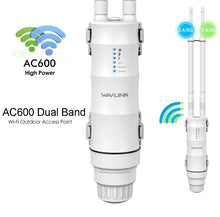Load image into Gallery viewer, Wavlink High Power AC1200/600/300 Outdoor Repeater AP WiFi Router Dual Dand 2.4G+5Ghz Long Range Extender