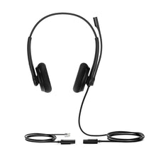 Load image into Gallery viewer, Yealink YHS34 Lite Dual Headset with RJ-9 and Foam Ear Cushions, Plug and play, HD Voice - Perfect for Professional Calls and Listening to audios