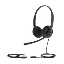 Load image into Gallery viewer, Yealink YHS34 Lite Dual Headset with RJ-9 and Foam Ear Cushions, Plug and play, HD Voice - Perfect for Professional Calls and Listening to audios