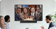 Load image into Gallery viewer, Yealink A40  all-in-one Collaboration bar for small to medium sized rooms, incl. CTP25 touch console, industry-leading AI to enhance hybrid meetings