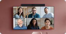 Load image into Gallery viewer, Yealink A40  all-in-one Collaboration bar for small to medium sized rooms, incl. CTP25 touch console, industry-leading AI to enhance hybrid meetings