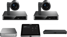 Load image into Gallery viewer, Yealink MVC960 Full Video Conferencing Solution X-Large Rooms, Incl 2x UVC86 Dual-Eye Intelligent Cam, VCR20 Remote, Power Adapter, Wall Mount Bracket