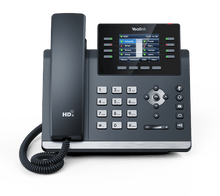 Load image into Gallery viewer, Yealink T44U Gigabit Desktop IP Phone with Dual USB Ports, 2.8”Color LCD with backlight, 12 SIP accounts, Optima HD voice, Dual-port GbE, Excludes PSU