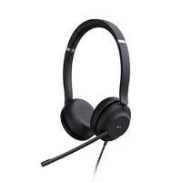 Load image into Gallery viewer, Yealink UH37 Dual USB Headset, USB-C with USB-C/A Adapter MS Teams Certified, Automatic switch between call mode & music mode, busy light, easy-to-use