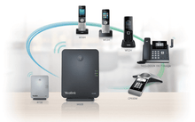 Load image into Gallery viewer, Yealink W60P DECT handset + Base, Includes W60B Base and W56H Handset, 2.4" 240x320 Pixel Back Light Colour LCD Display, 1 x Ethernet Ports 10/100 PoE